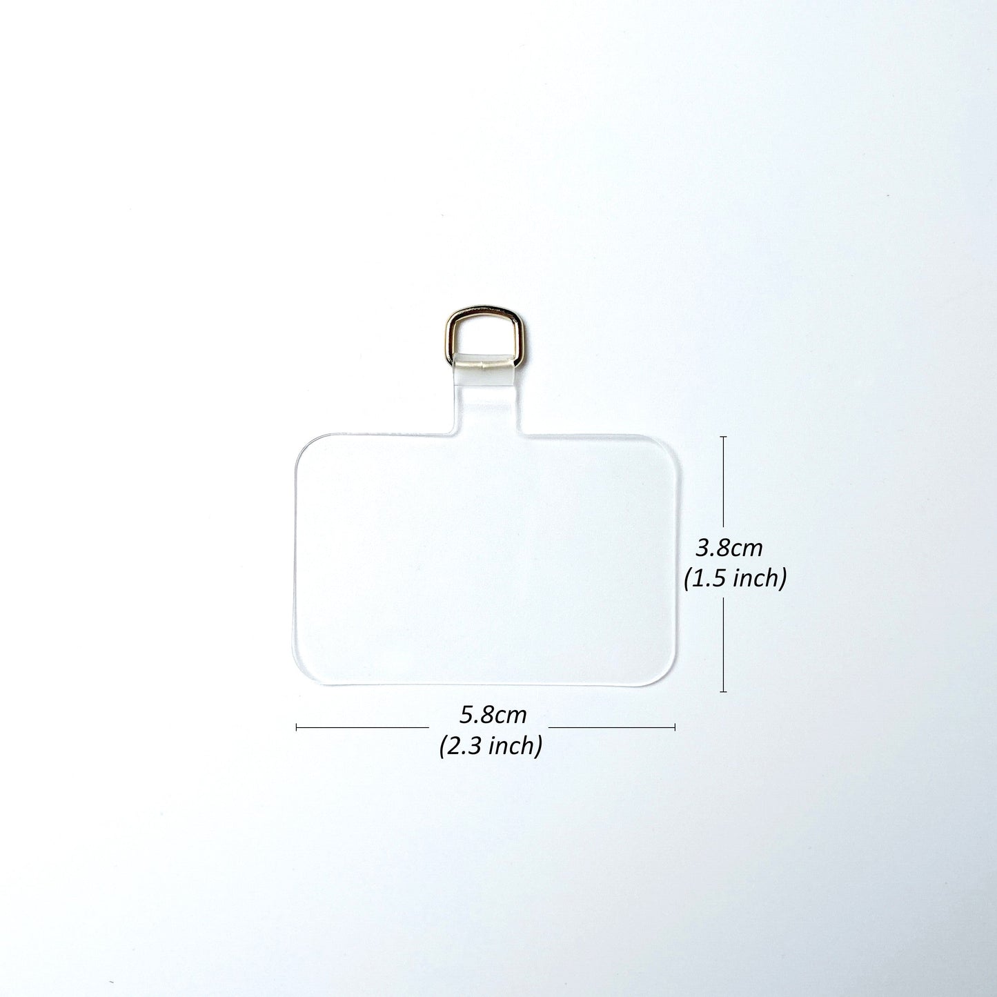 Transparent Patch with Silver Link