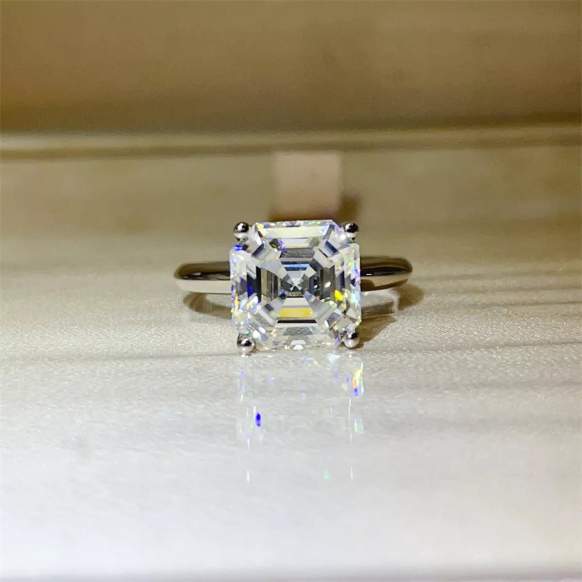 5 Carat Moissanite 925 Sterling Silver Ring