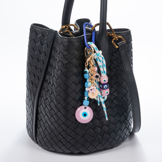 Blush and Breeze Bag Charm