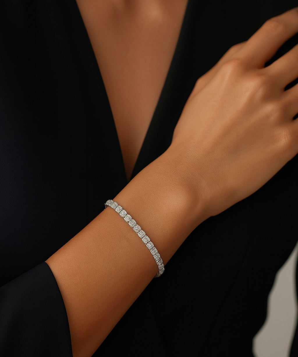 4mm Tennis Bracelet - Thin