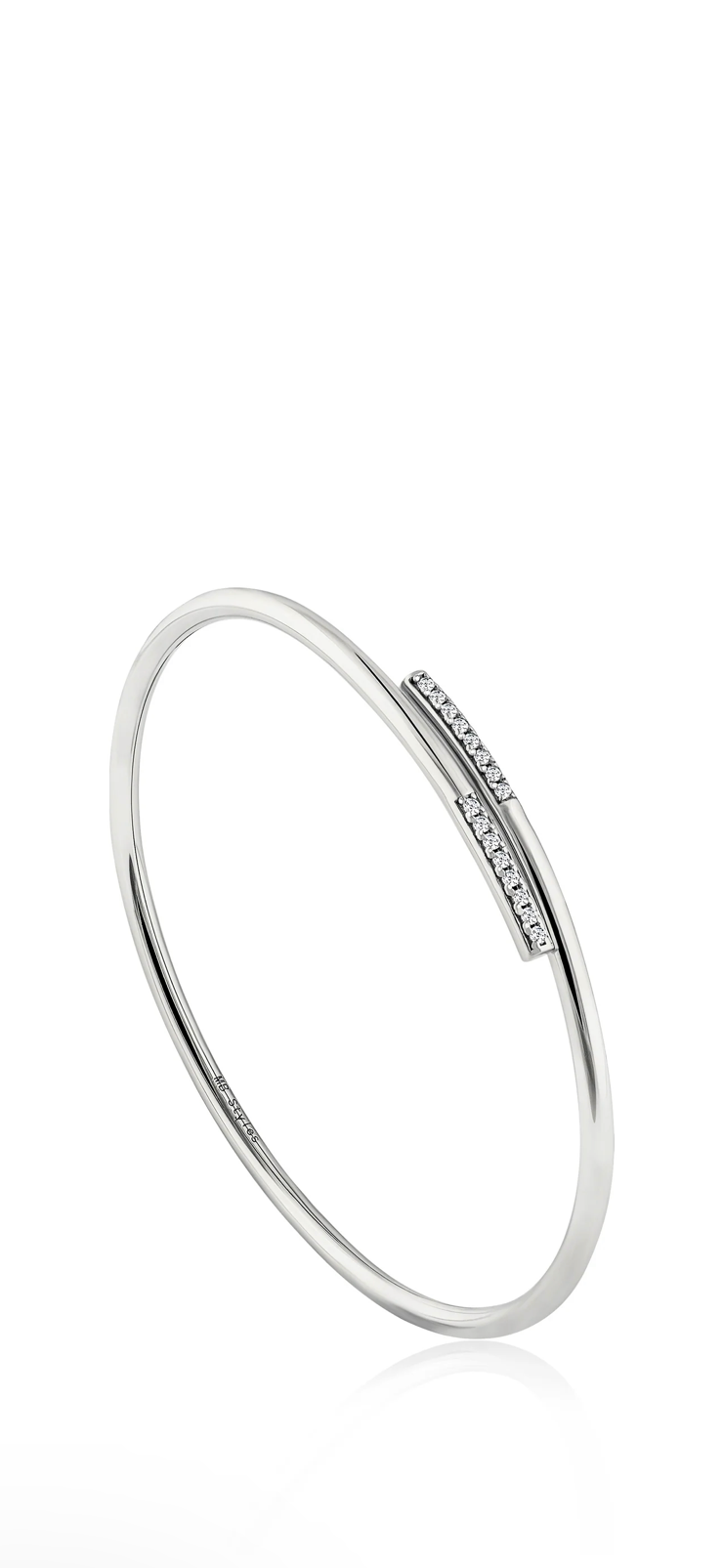 Flex pave bangle