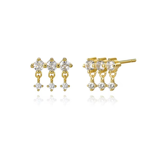 INDY ANDY-EARRINGS-Masi Jewelry-short-Gold-Masi Jewelry