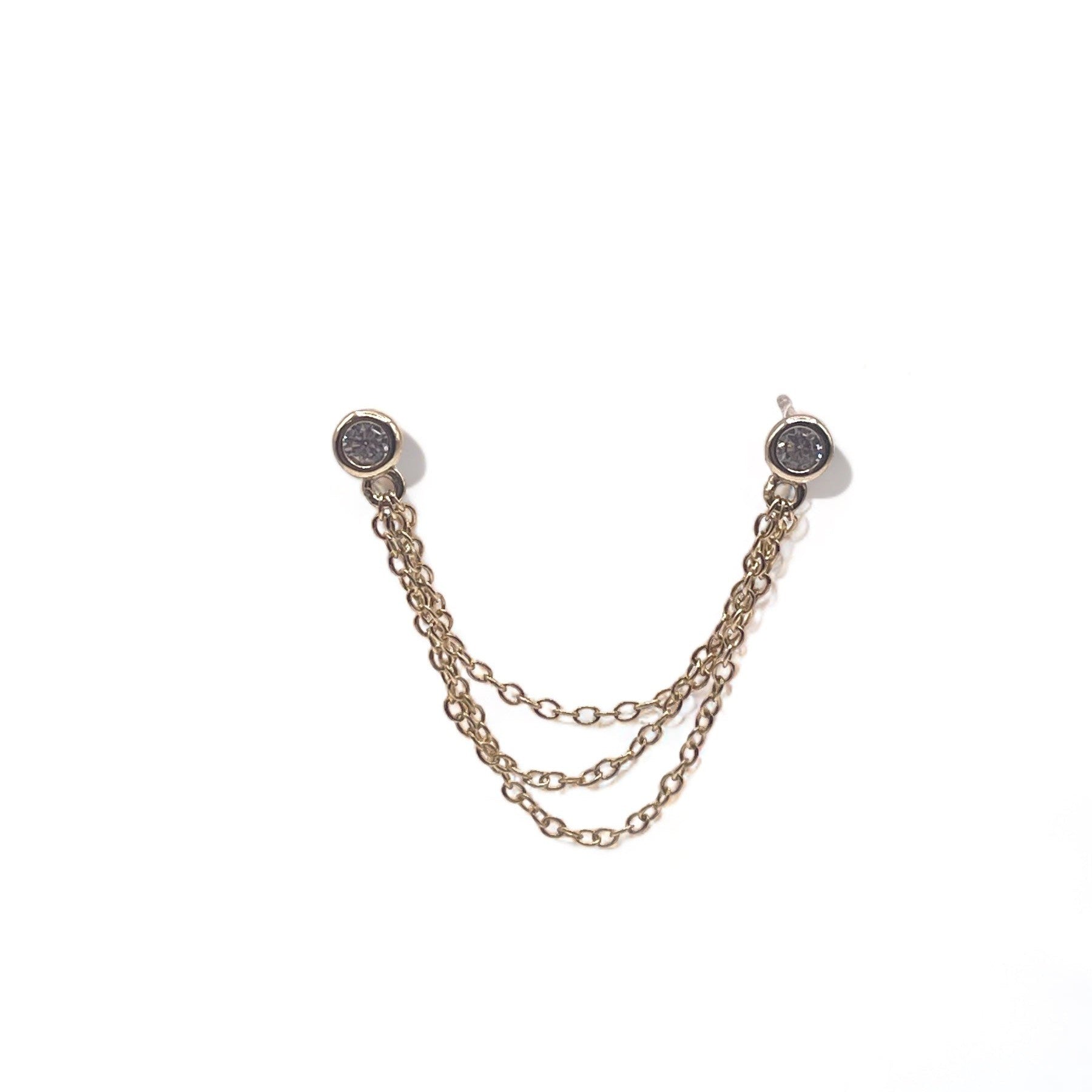 CHAIN ON YOU-earring-Masi Jewelry-Masi Jewelry