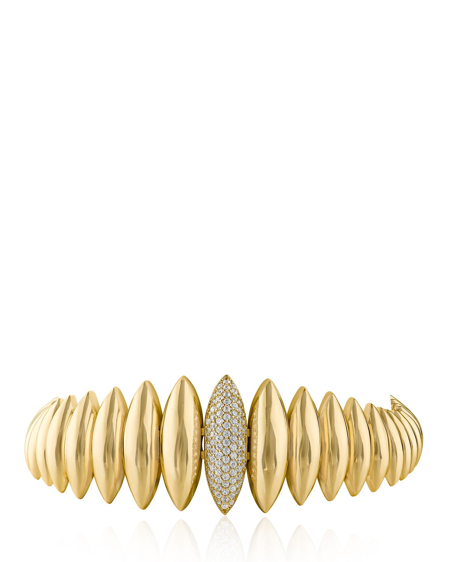 Marquise Shape Link Bracelet