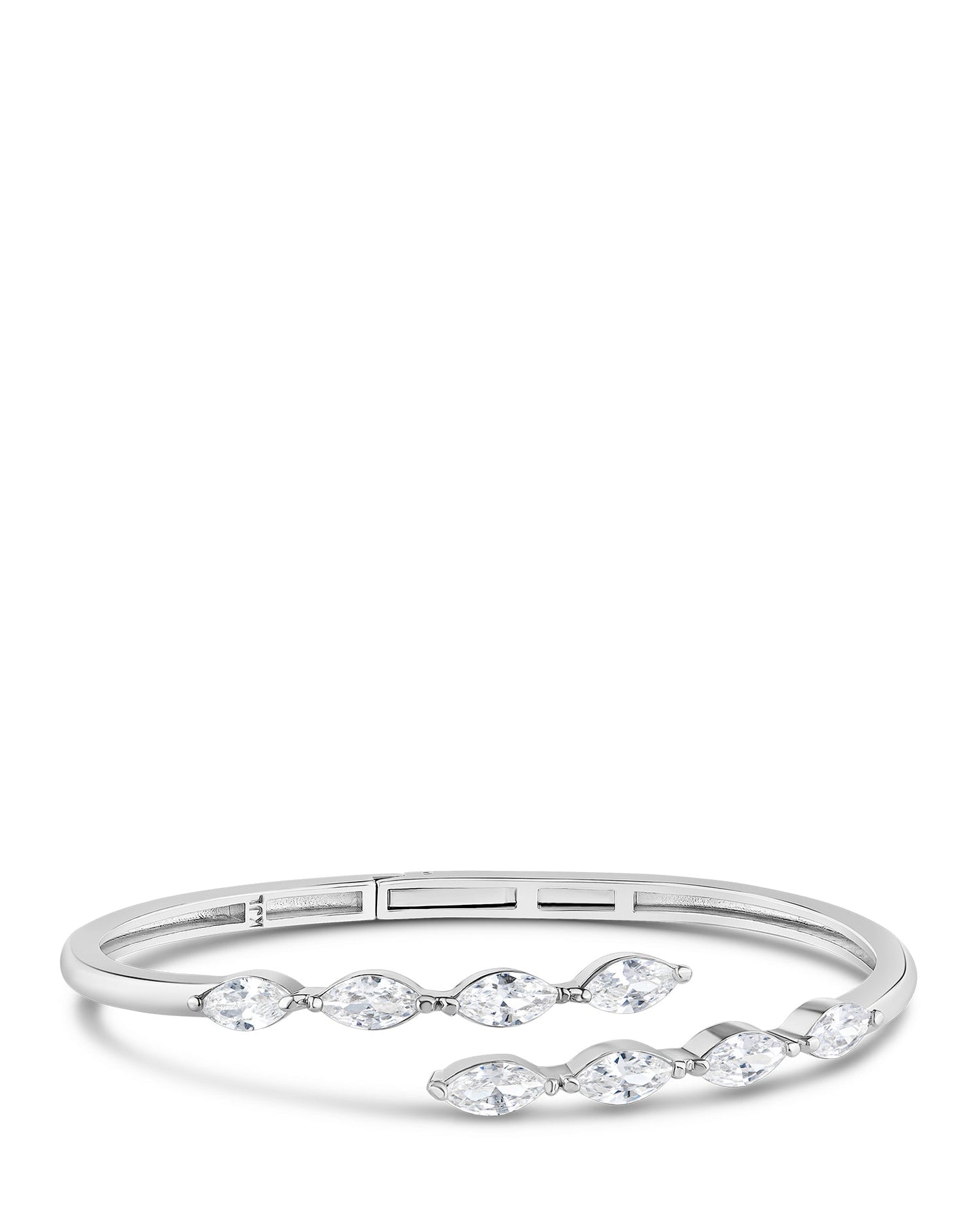 Marquise CZ Hinged Bracelet