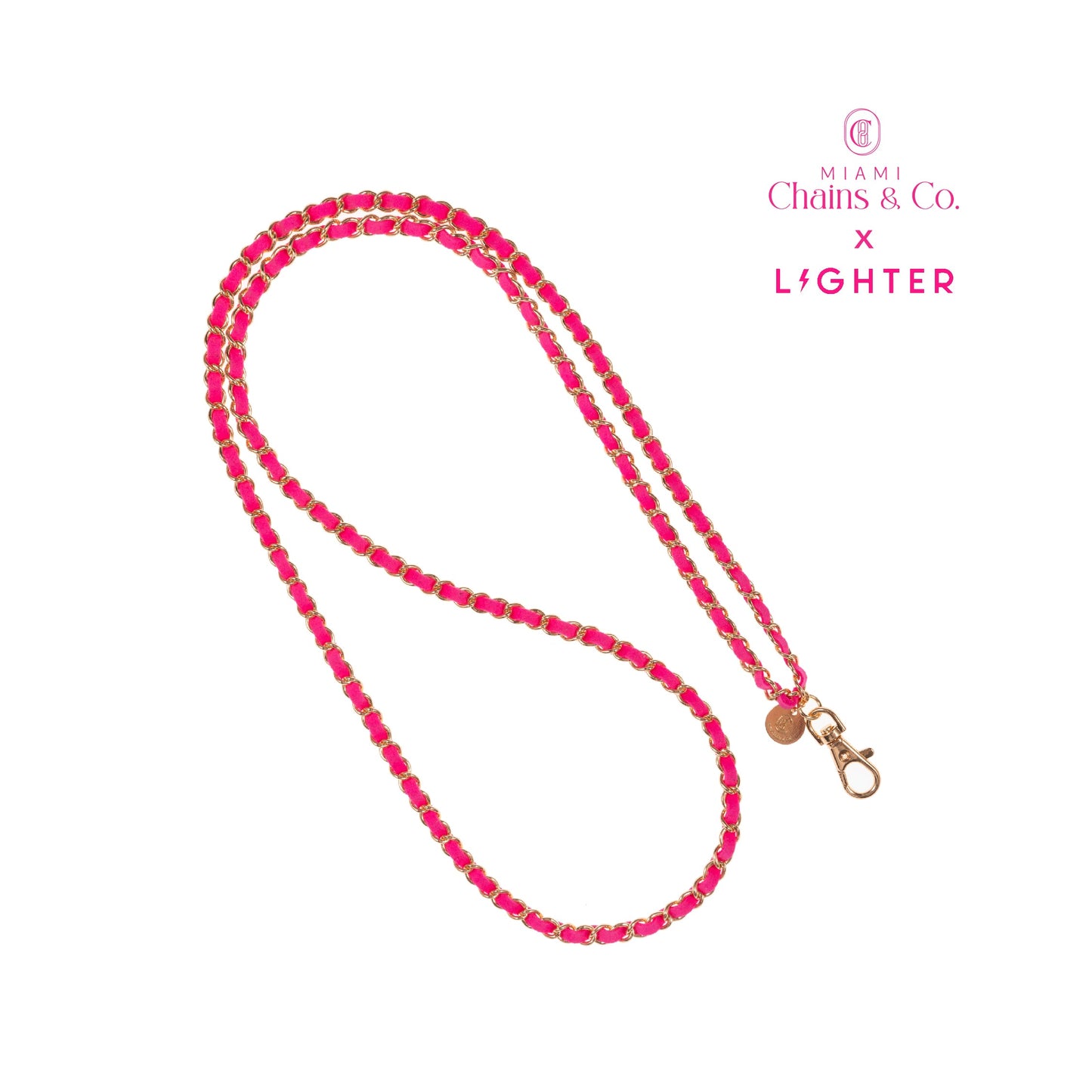 Hollywood Hot Pink Crossbody Phone Chain