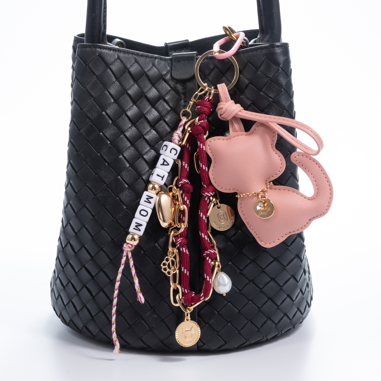 Cat Mom Bag Charm