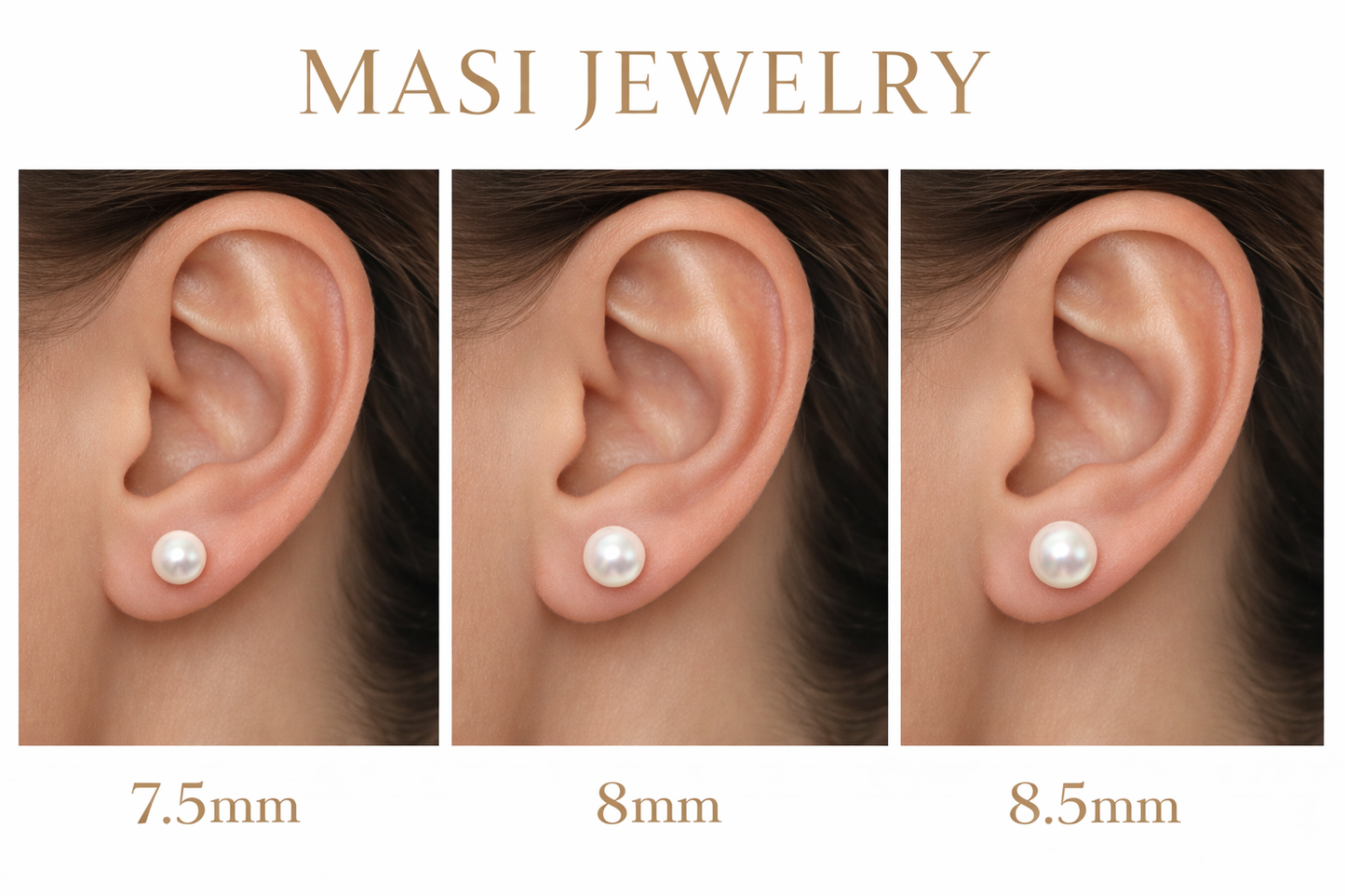 18kt AKOYA PEARL STUDS