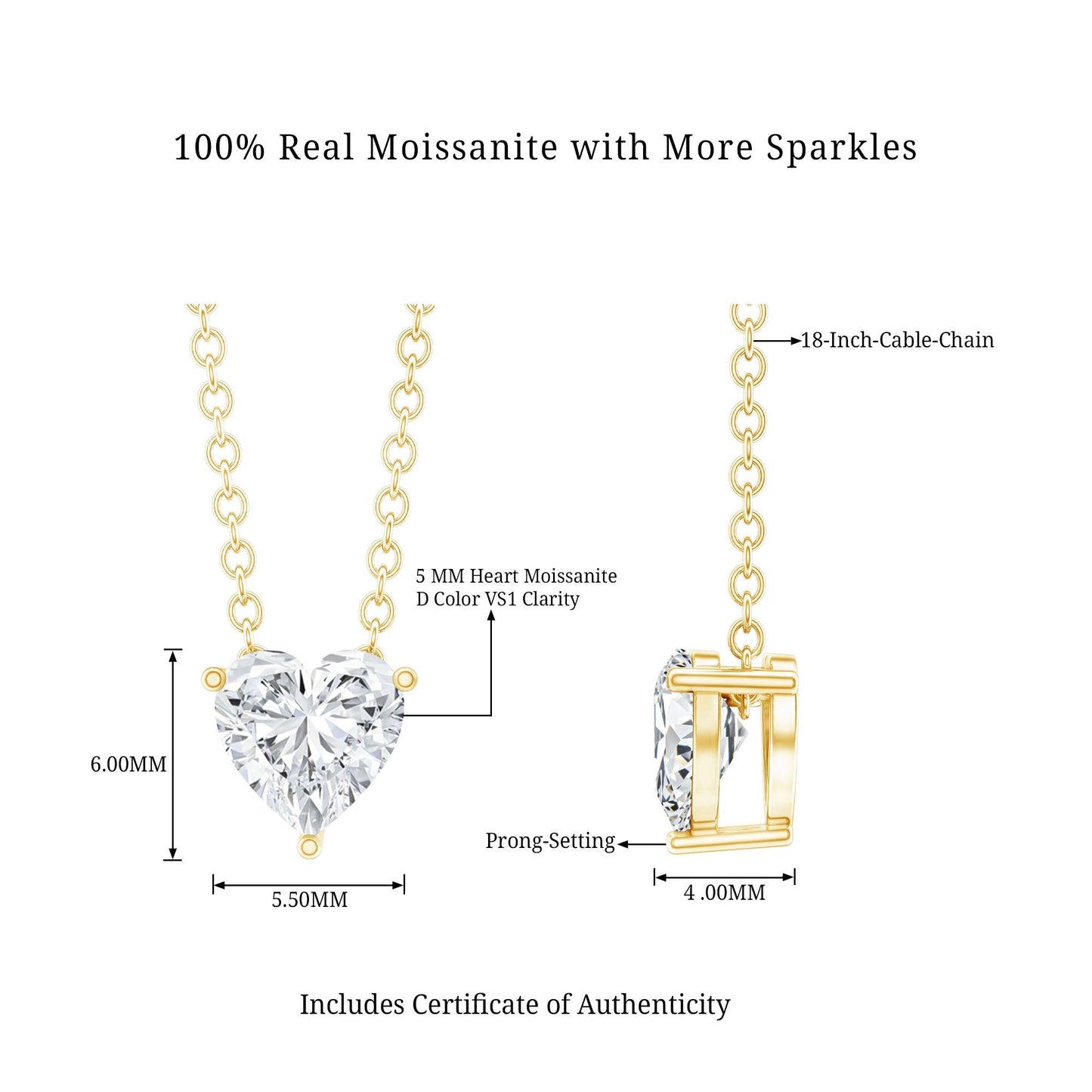 Heart Promise Moissanite
