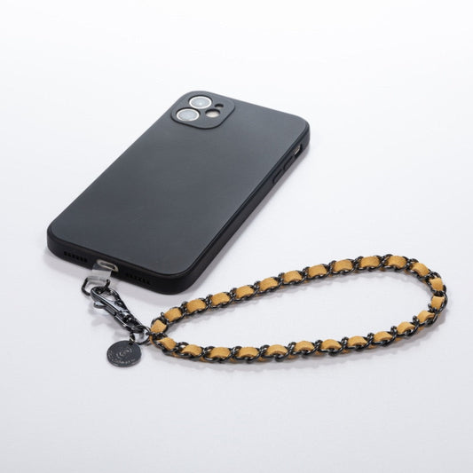 Khaki Gold Phone Wristlet