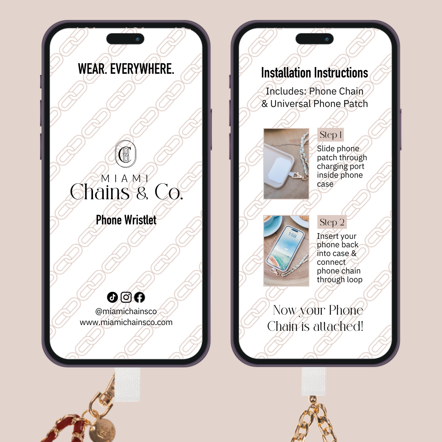 Petal Pop - Gold & Blue Phone Charm